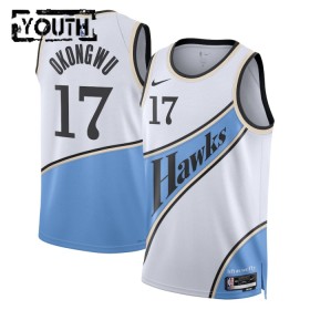 Dres Atlanta Hawks onyeka Okongwu Nike 2024-25 City Edition Bijela Swingman - Dječji